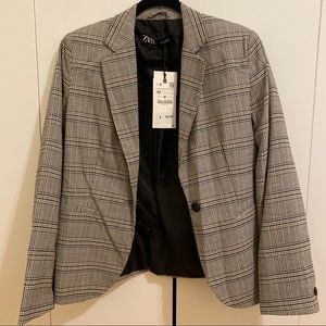 Zara / Plaid Blazer